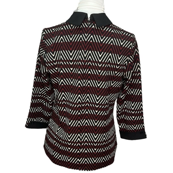 Smashed Lemon V Design Blouse - Picture 3 of 6